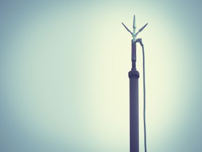 Products For Lightning Rod Installations in use